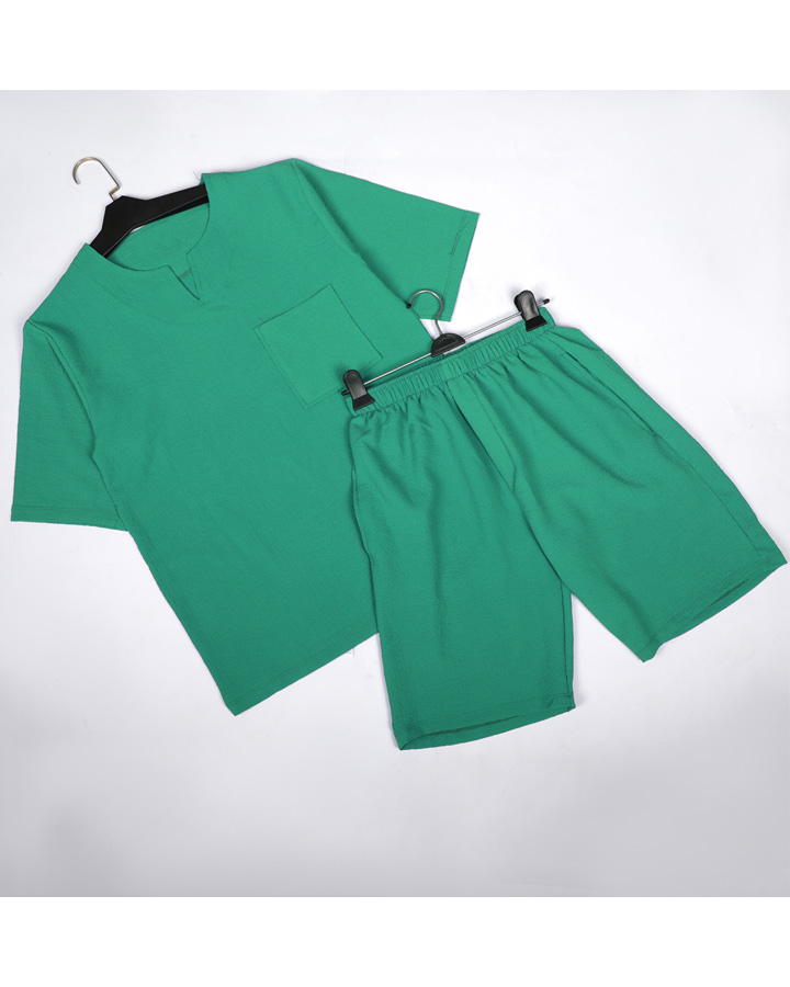 ست تیشرت شلوارک Zara (سبز)