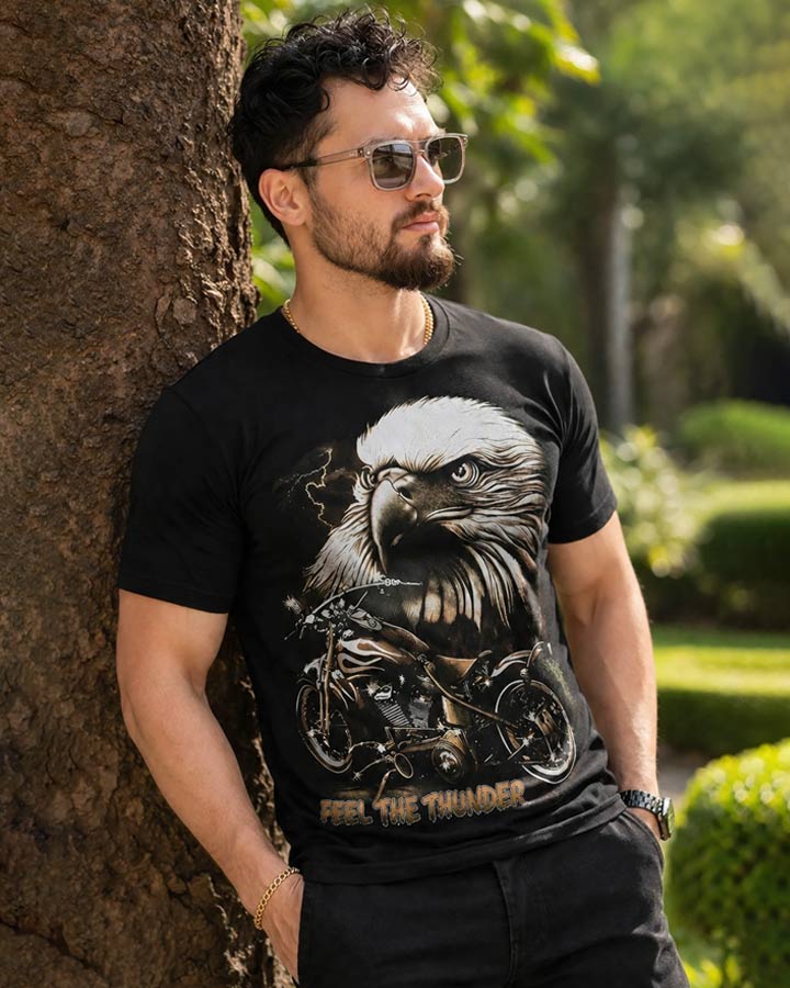 تیشرت مردانه طرح eagle
